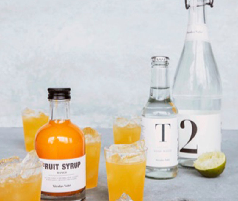 Experiment with fruit syrup