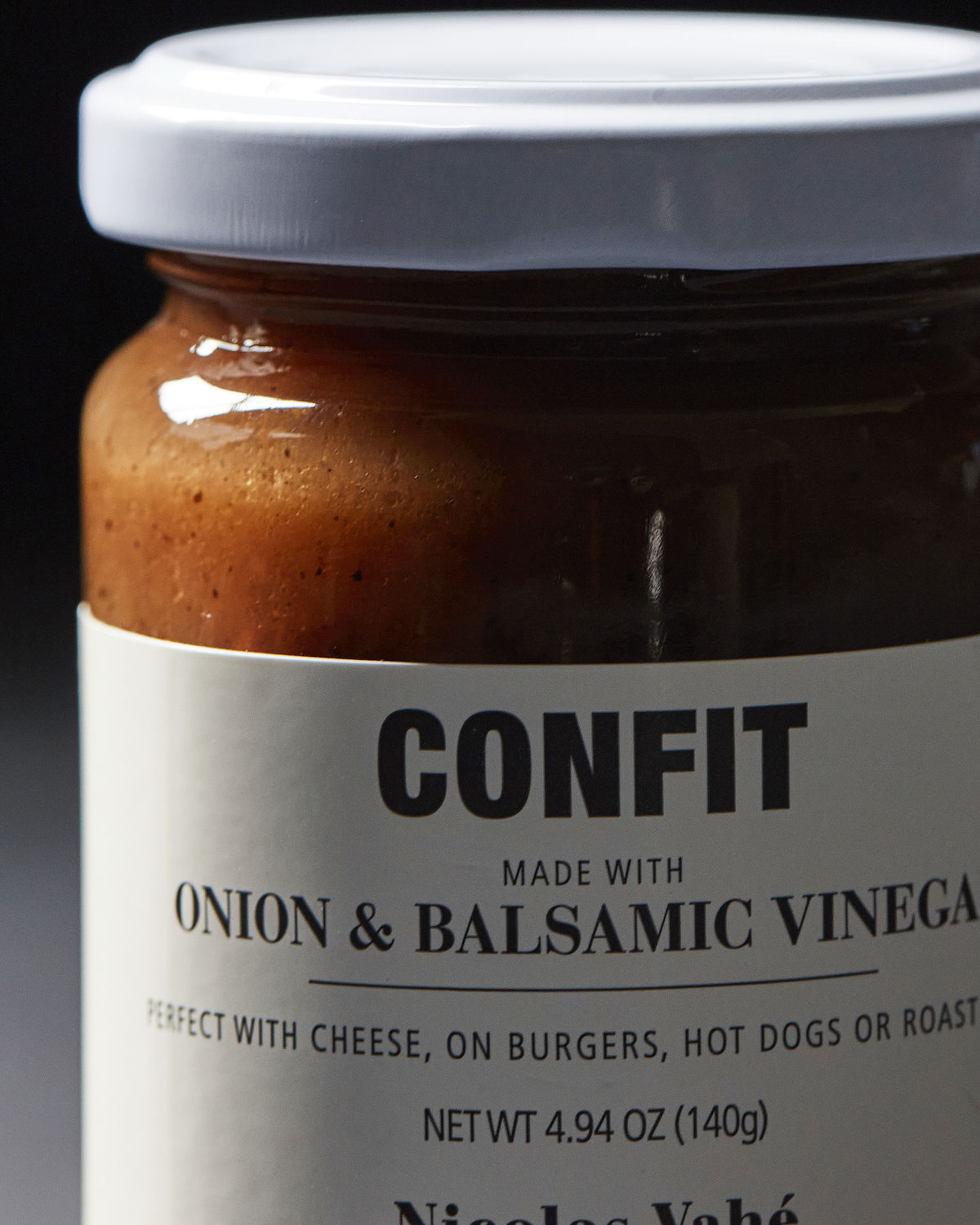 Confit, Onion & balsamic vinegar, 140 g.