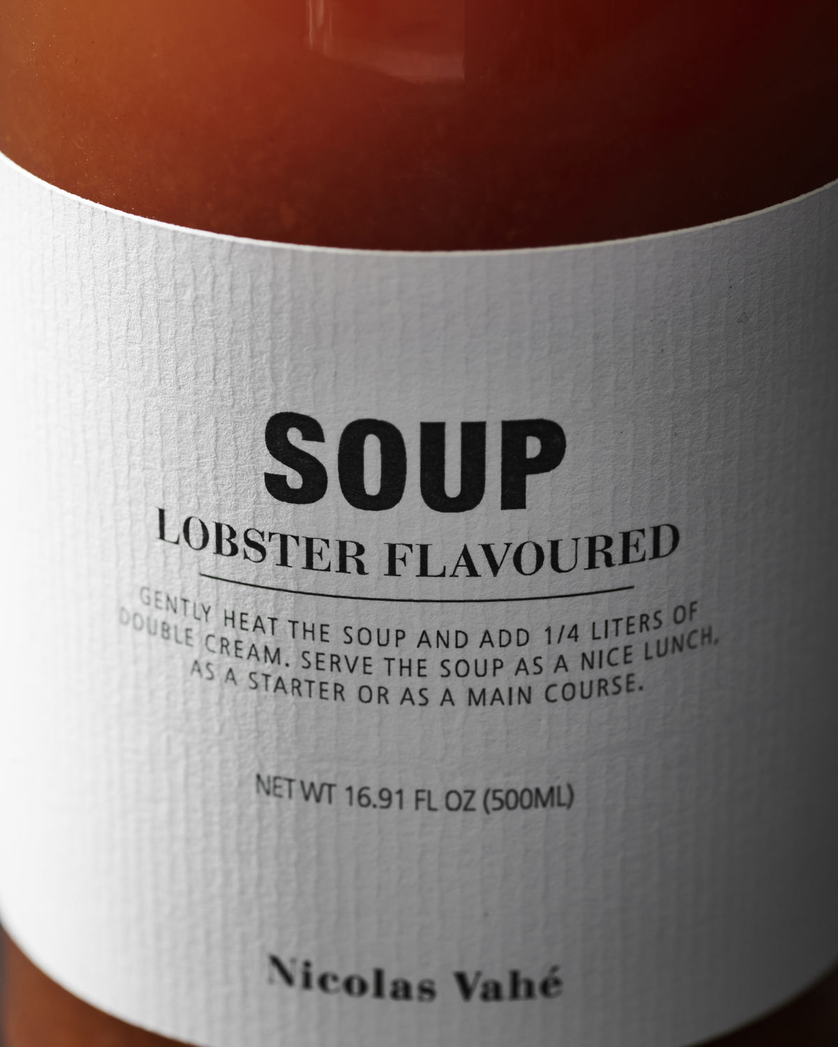 Lobster flavored soup, 500 ml.