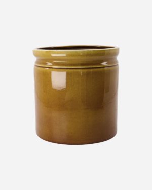 Ceramic jar, Barn, Mocha