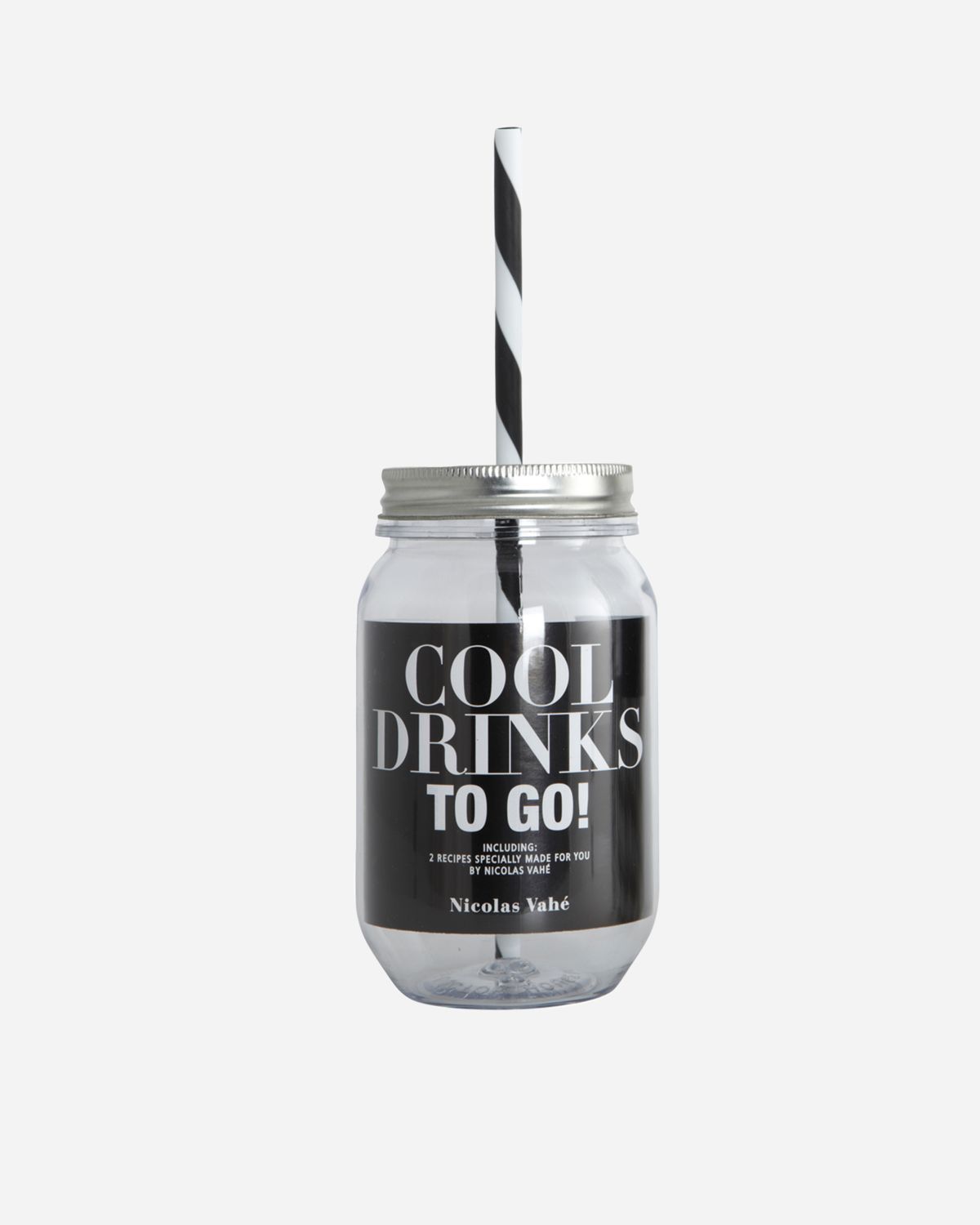 Water Bottle w. Straw - COOL DRINKS, 550 ml