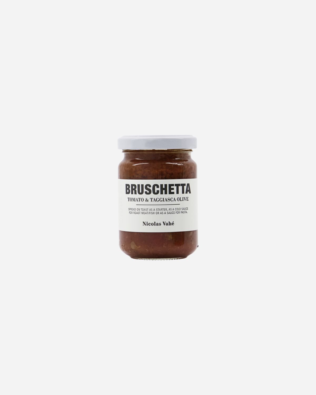 Bruschetta, Tomato & Taggiasca Olive, 135 g.