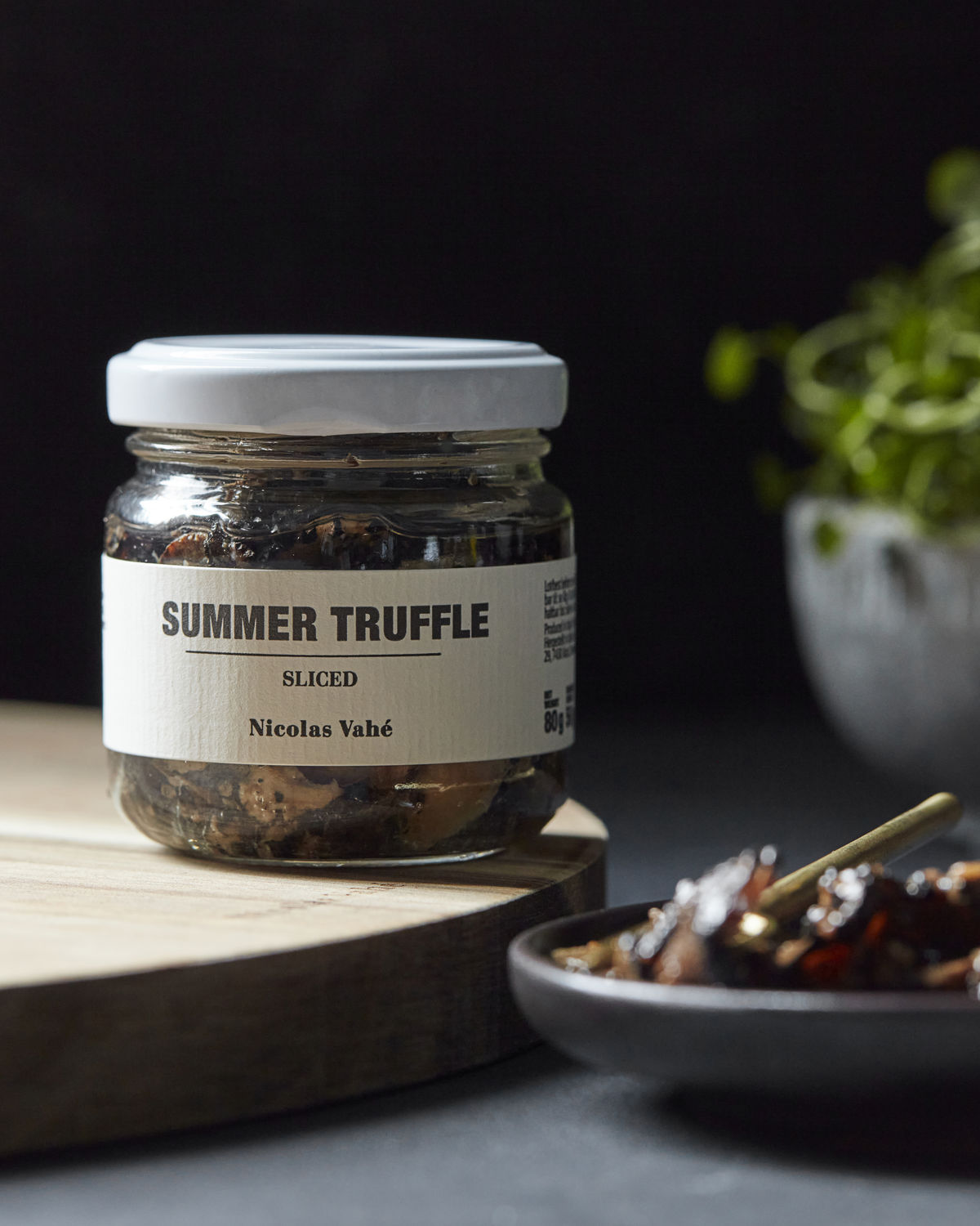 Sliced summer truffle, 80 g.