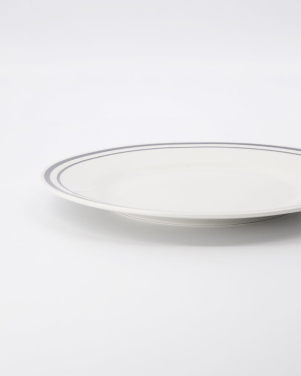 Lunch plate, Bistro, Grey, Set of 4 pcs